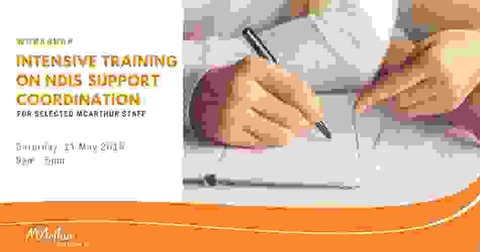 Intensive Training On Ndis Support Coordination Workshop